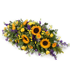 Purple &amp; Gold Double Ended Spray