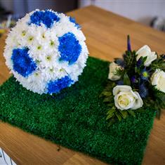 Football Funeral Tribute